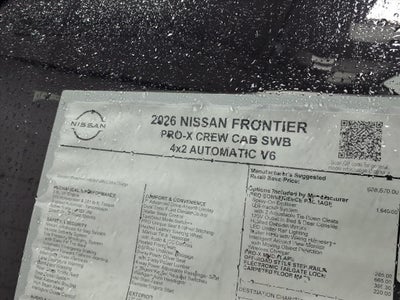 2026 Nissan Frontier PRO-X