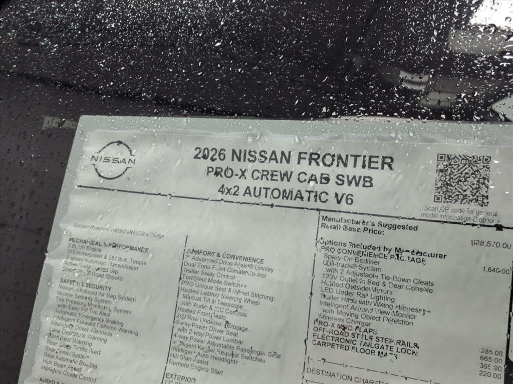 2026 Nissan Frontier PRO-X
