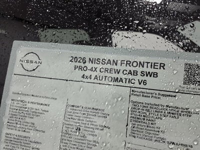 2026 Nissan Frontier PRO-4X
