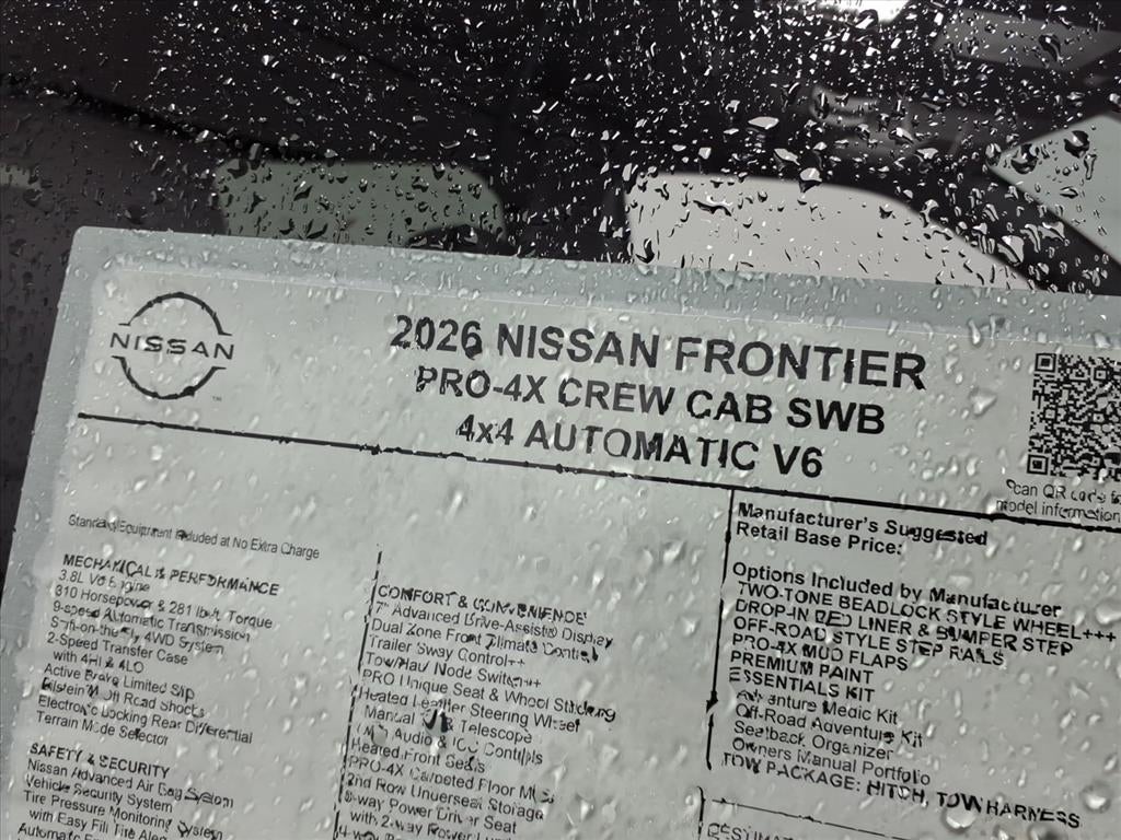 2026 Nissan Frontier PRO-4X