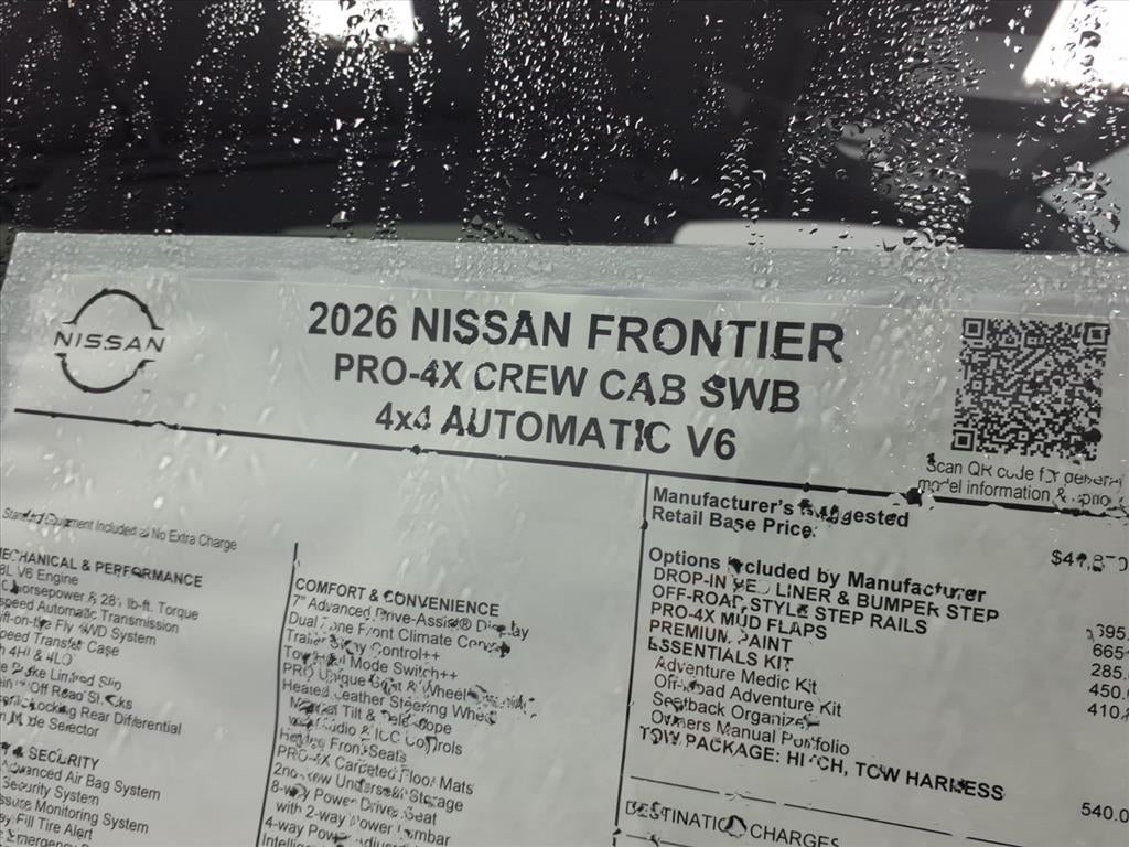 2026 Nissan Frontier PRO-4X