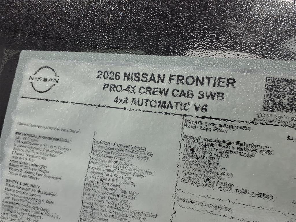 2026 Nissan Frontier PRO-4X