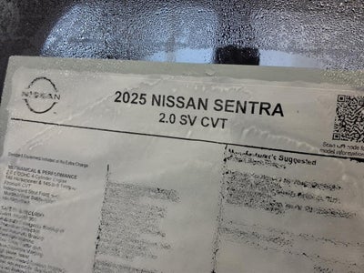 2025 Nissan Sentra SV