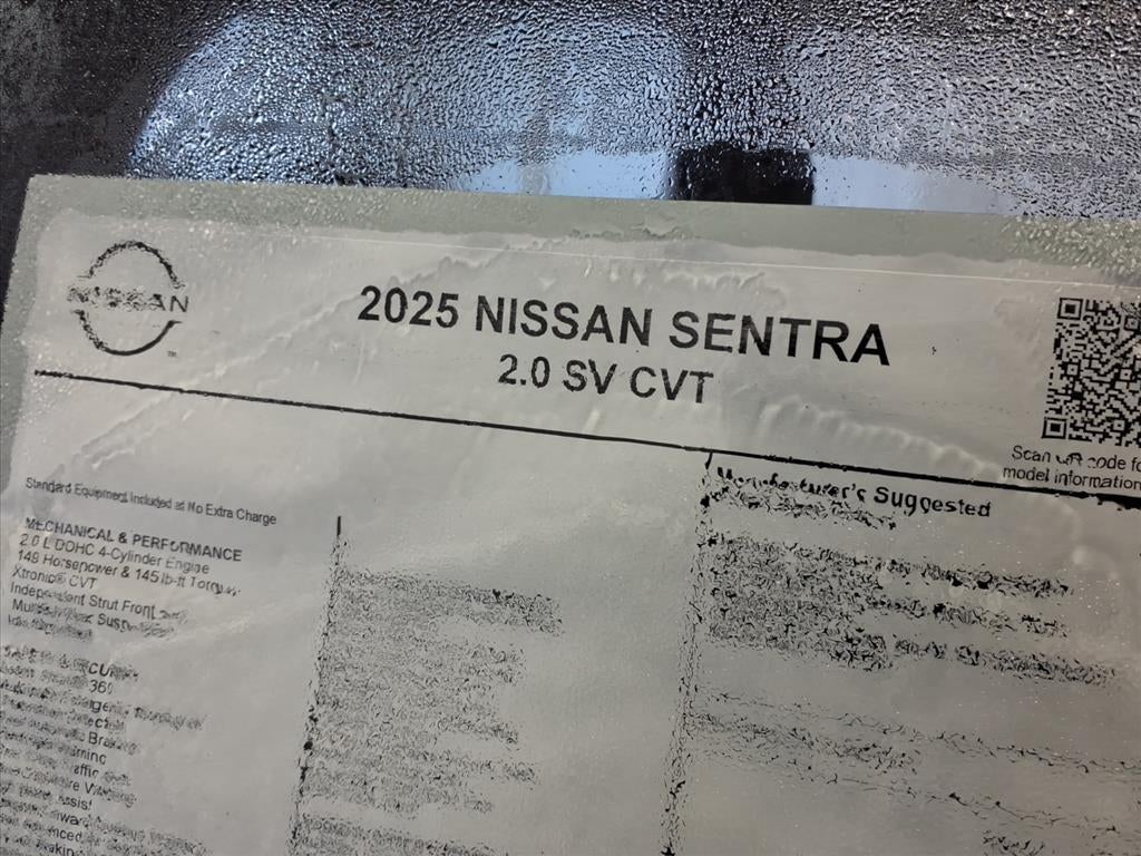 2025 Nissan Sentra SV