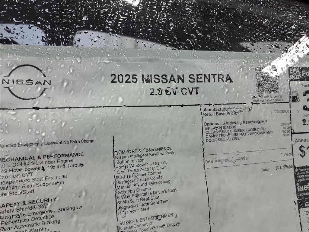 2025 Nissan Sentra SV