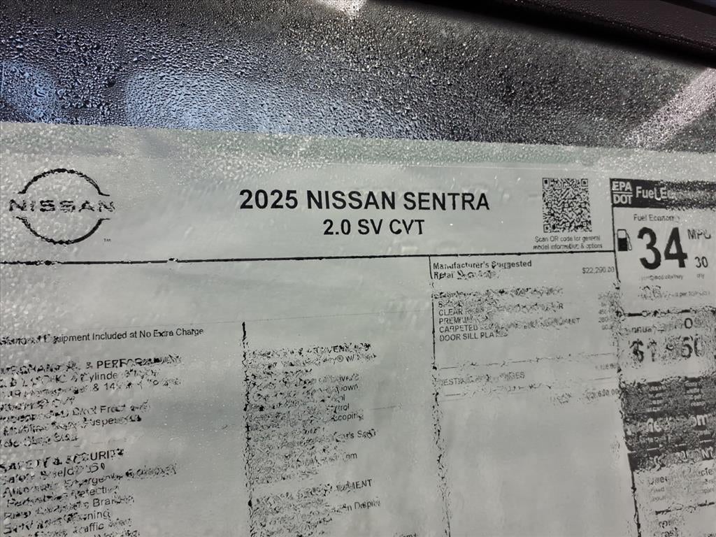 2025 Nissan Sentra SV