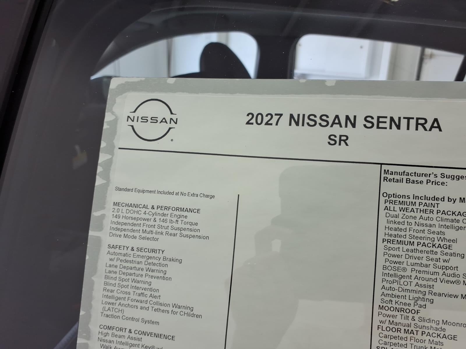 2027 Nissan Sentra SR