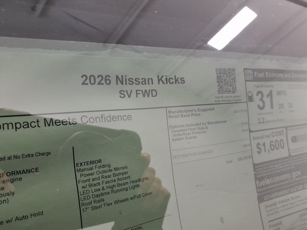 2026 Nissan Kicks SV