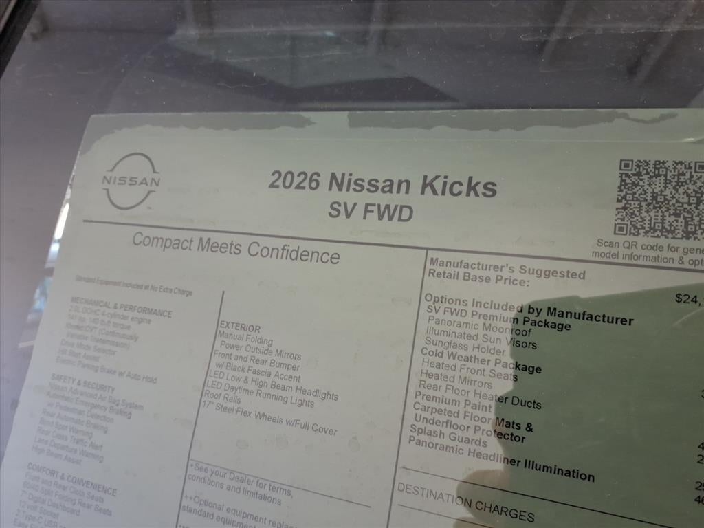 2026 Nissan Kicks SV