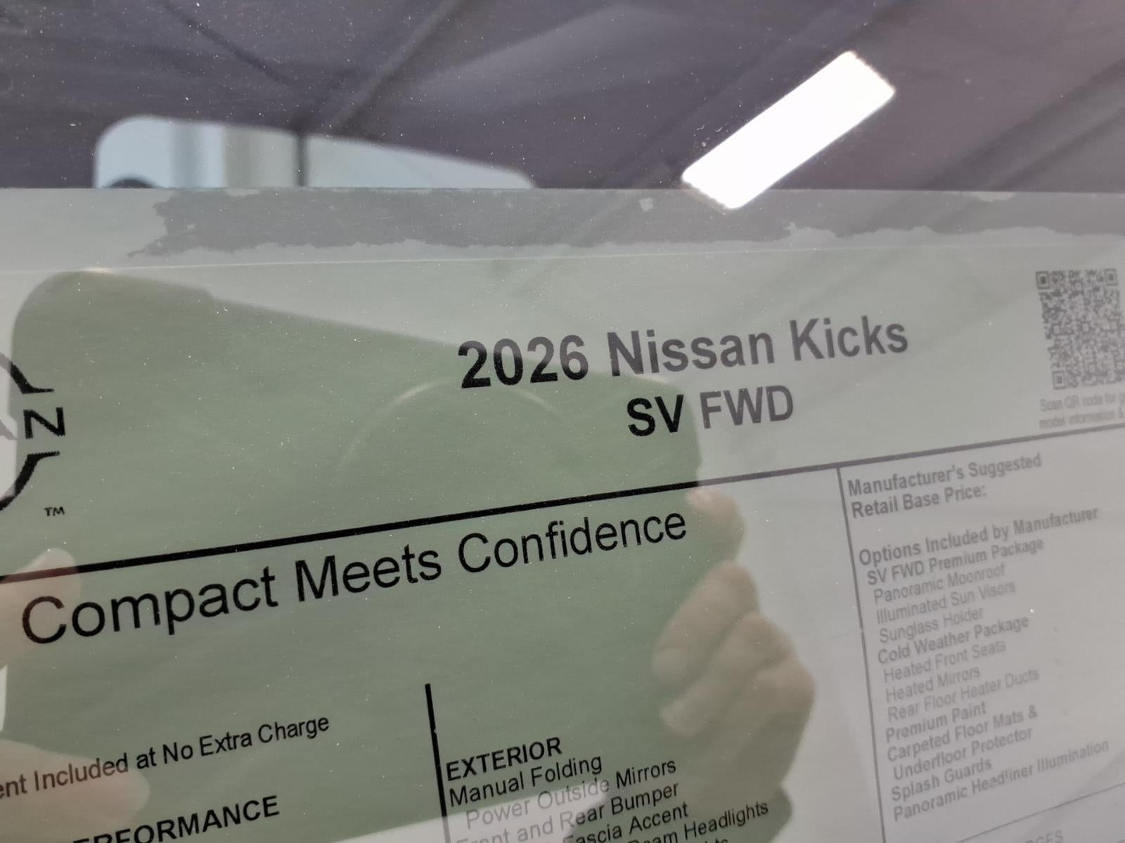 2026 Nissan Kicks SV