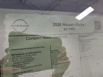 2026 Nissan Kicks SV