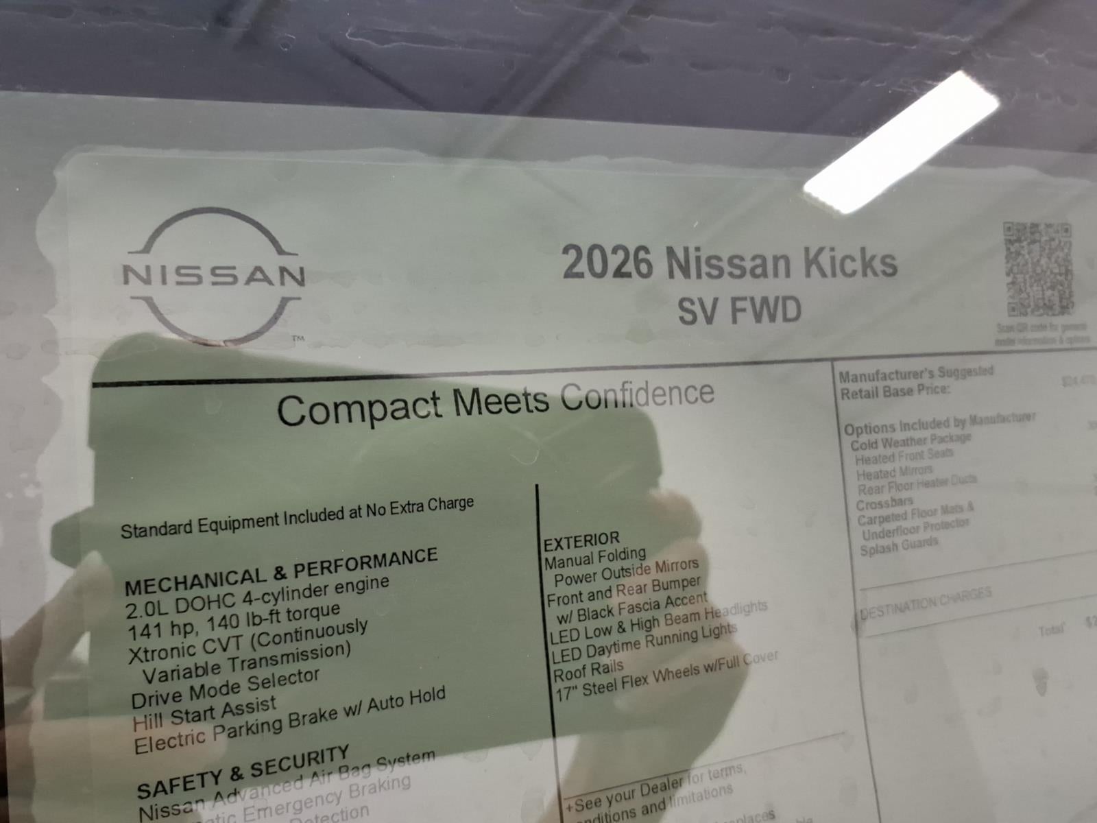 2026 Nissan Kicks SV