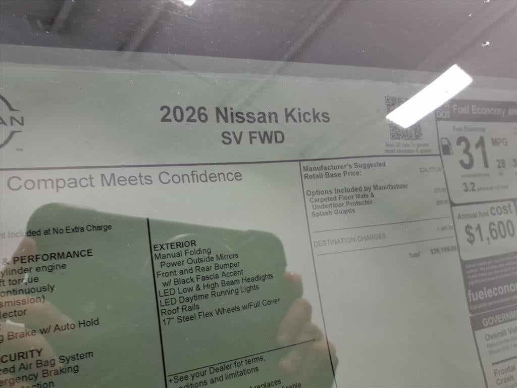 2026 Nissan Kicks SV