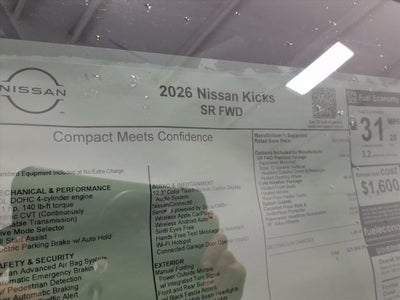2026 Nissan Kicks SR