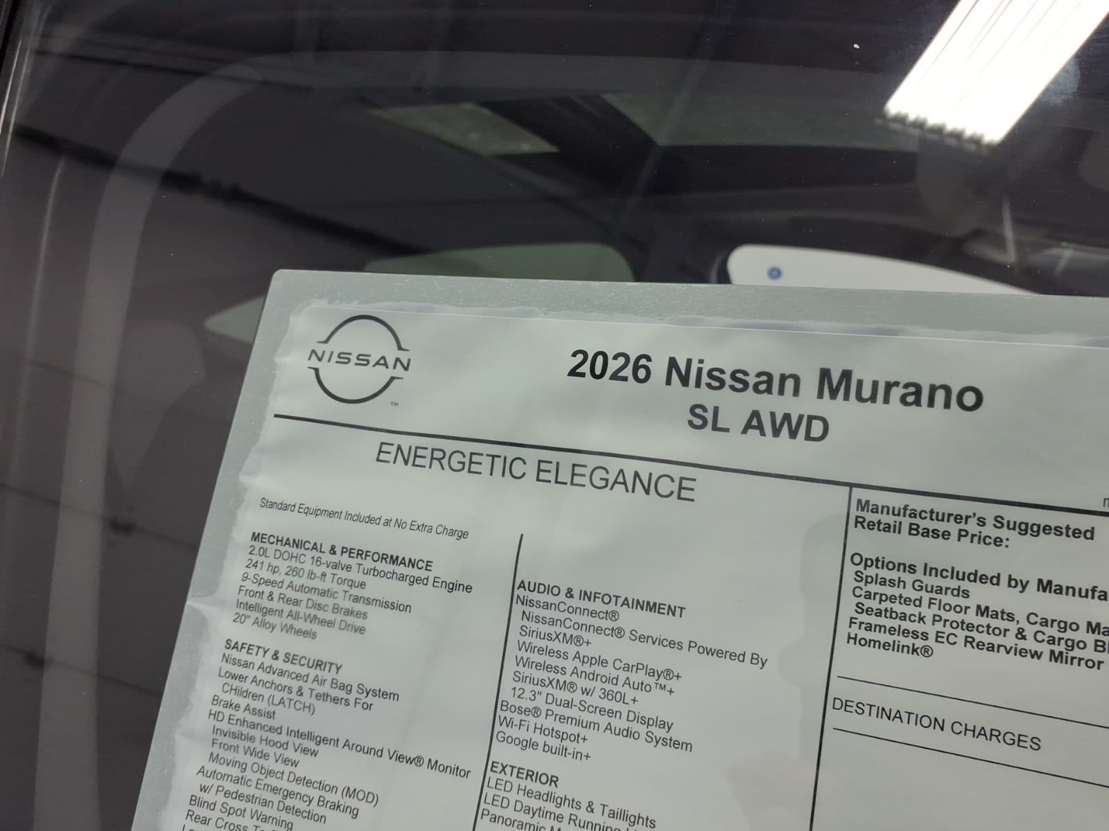 2026 Nissan Murano SL