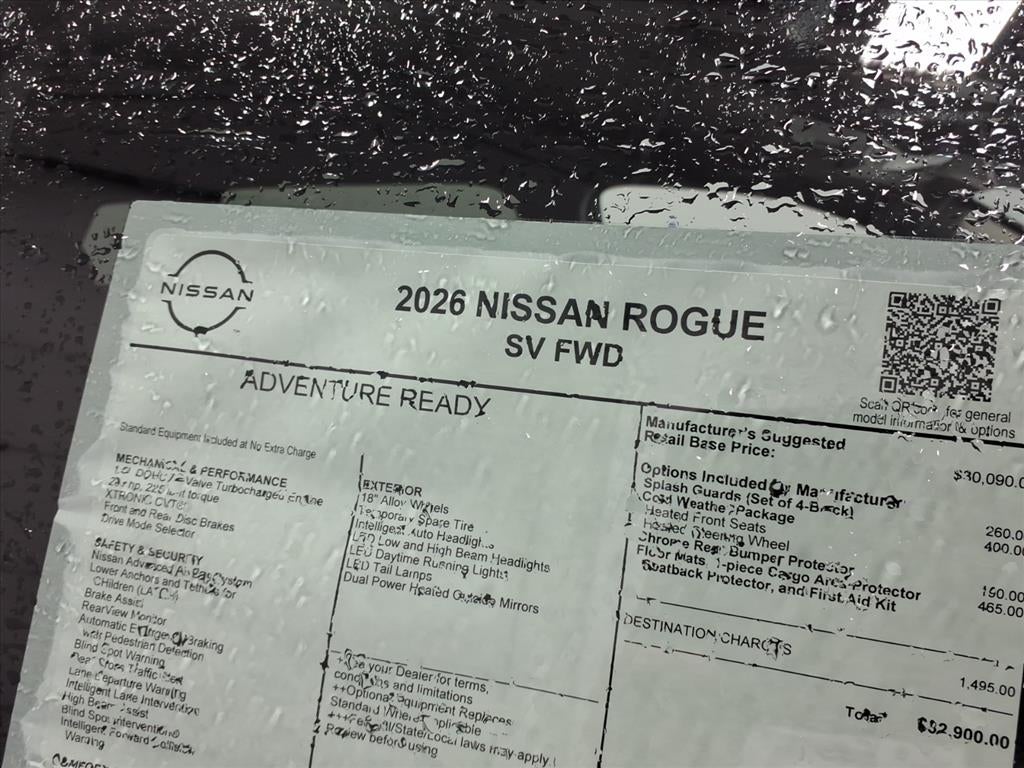 2026 Nissan Rogue SV