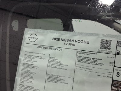 2026 Nissan Rogue SV