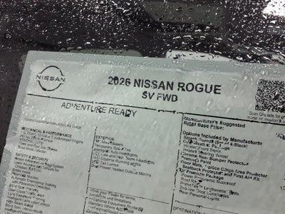 2026 Nissan Rogue SV