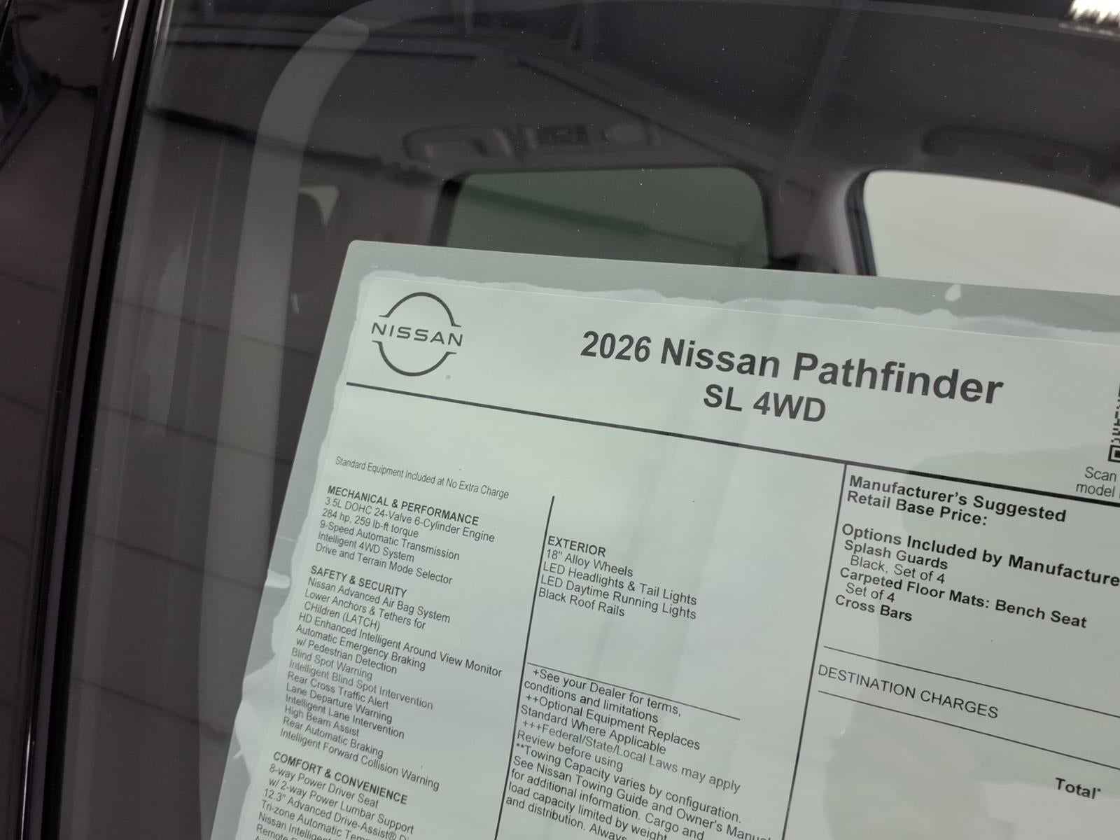 2026 Nissan Pathfinder SL
