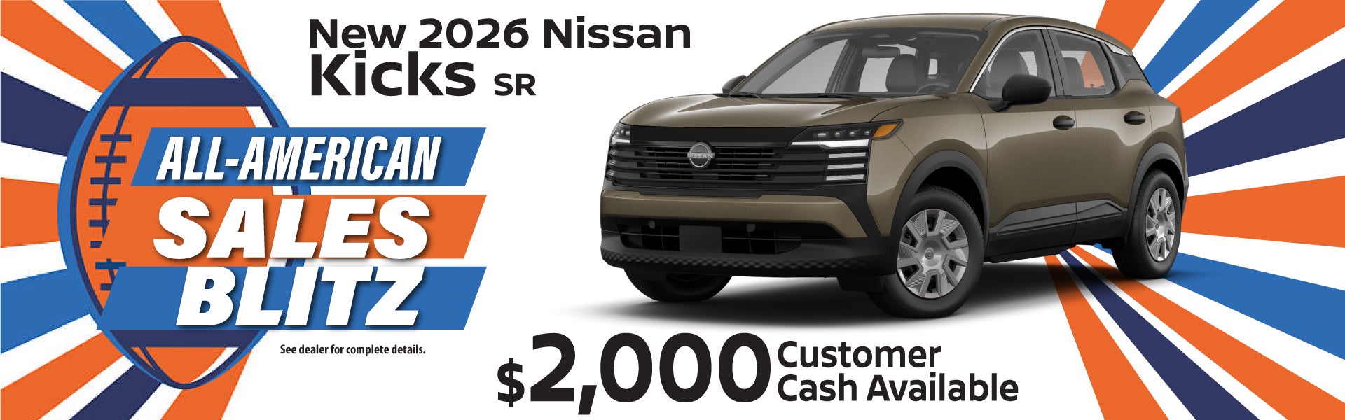 2026 Nissan Kicks SR